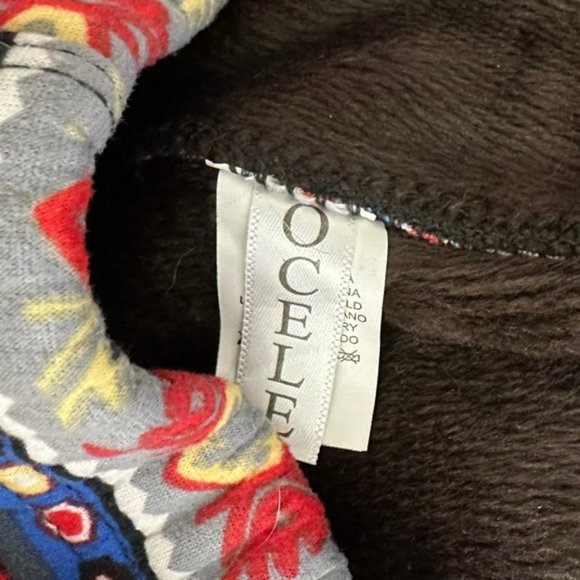 Fleece Lined Colorful Boho Leggings, Juniors Size 5 - Picture 4 of 10